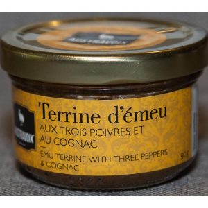 Terrine d’émeu aux trois poivres et cognac